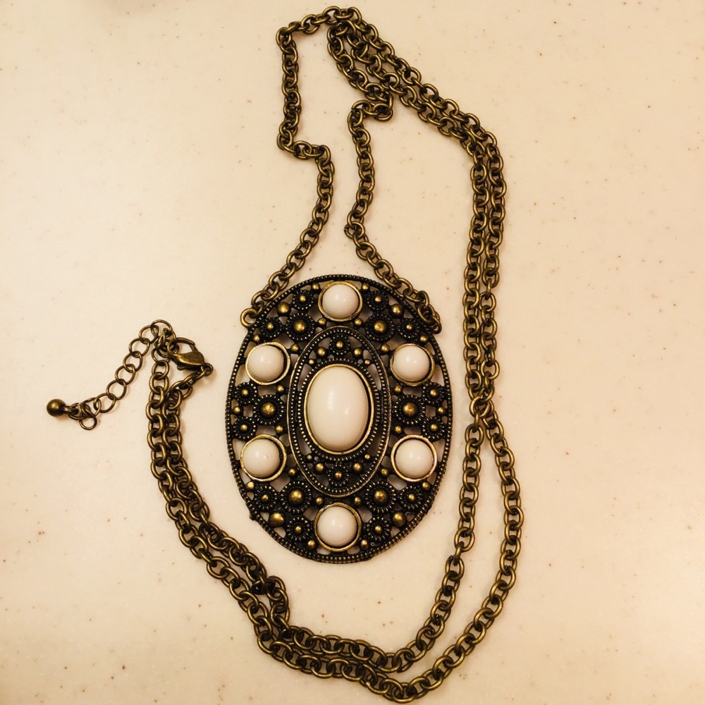 Long chain necklace